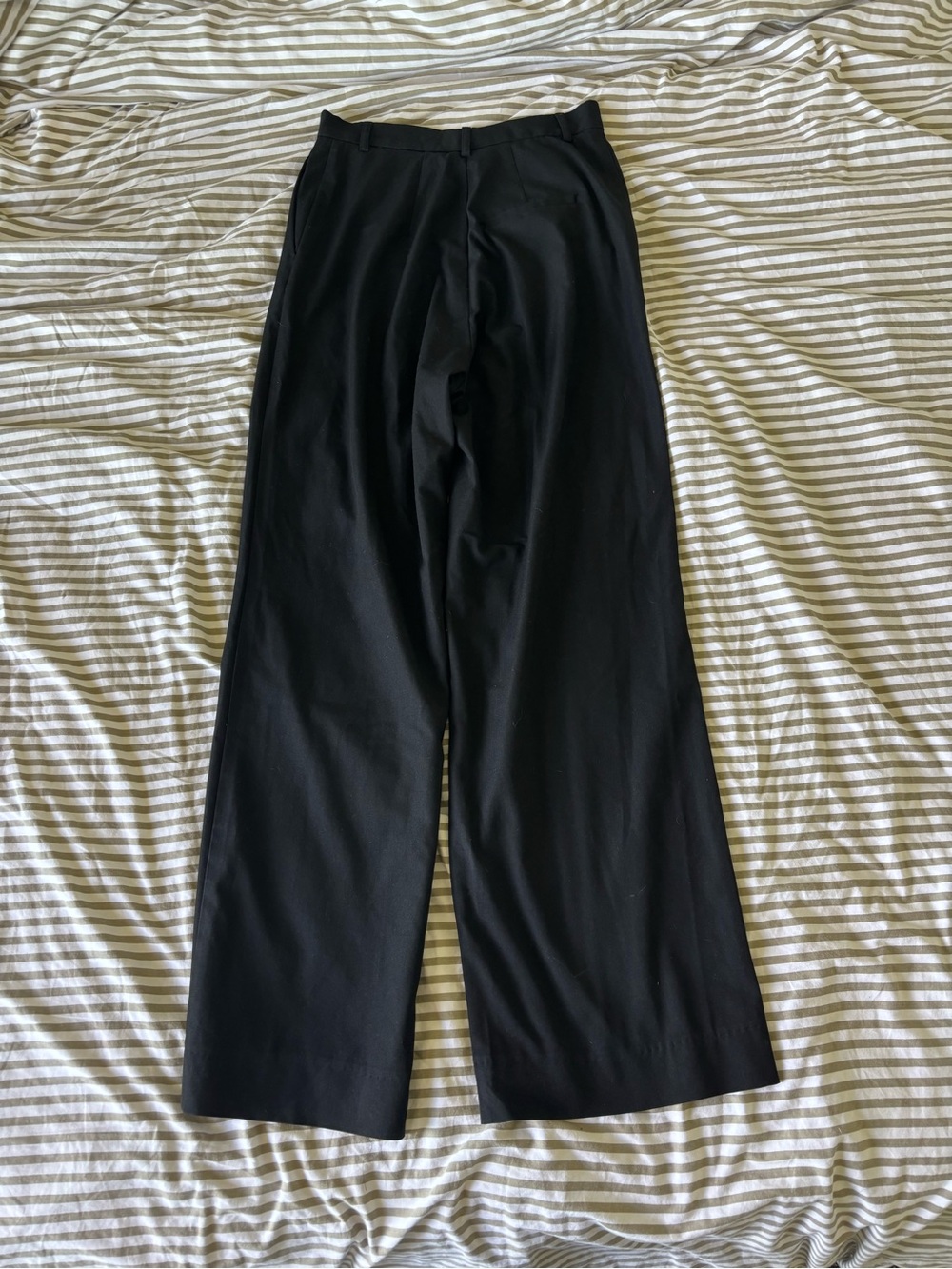 Djerf Avenue Black Wide Leg Pants - Picture 2 of 8